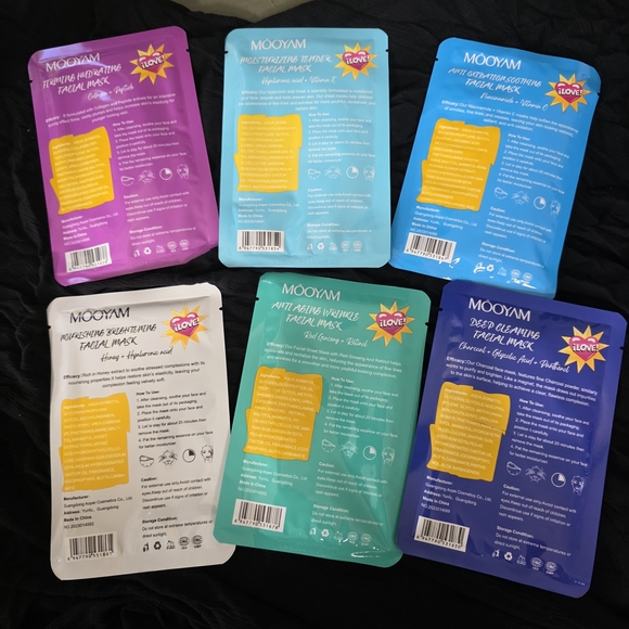 Bad Girl Good Skin Face Mask Set of 6 - Picture 4 of 7